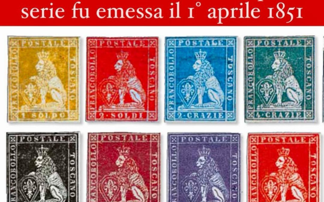 Anniversario dei Francobolli di Toscana: la prima serie emessa il 1 aprile 1851 
						 – www.toscana-notizie.it