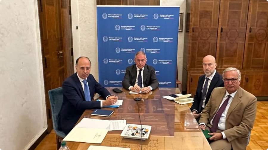 riunione al Mimit con ministro Urso e Ceo Prysmiam – www.mise.gov.it