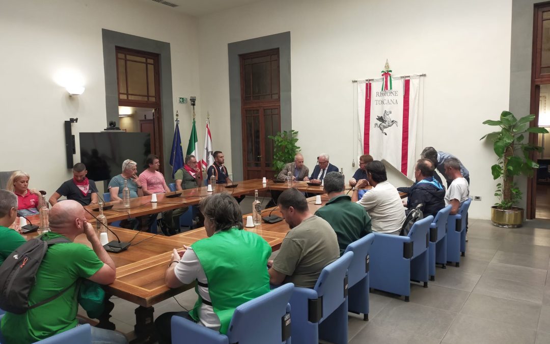 Operai forestali, il presidente della Regione incontra i sindacati 
						 – www.toscana-notizie.it