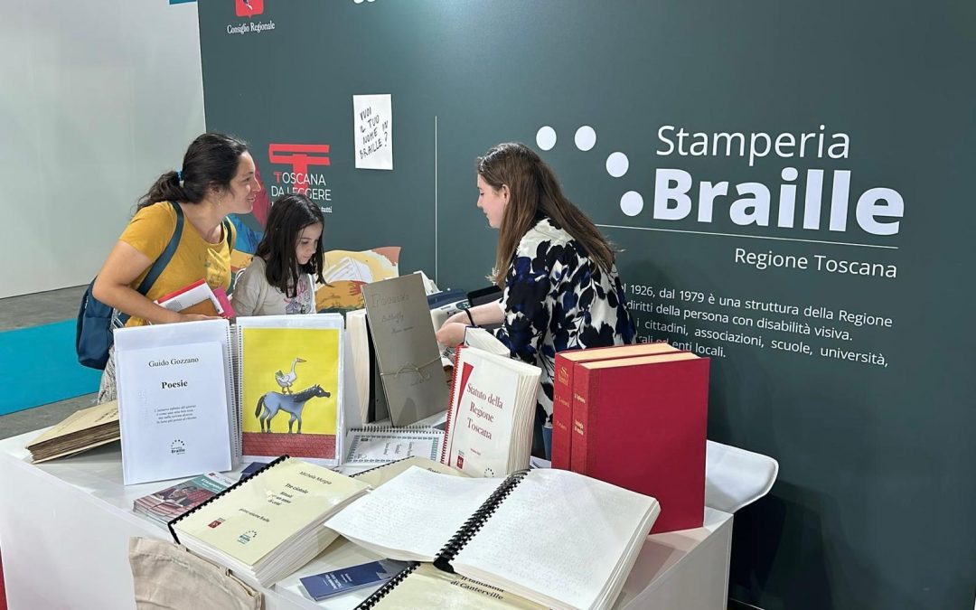 Salone del libro di Torino: la Stamperia Braille presenta le novità in vista del centenario 
						 – www.toscana-notizie.it