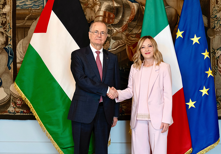 Incontro con il Primo Ministro palestinese – www.governo.it