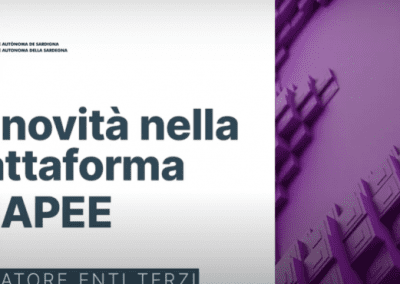 Le novità della piattaforma SUAPEE per gli Enti Terzi – maggio 2024
Browse
– www.sardegnaimpresa.eu