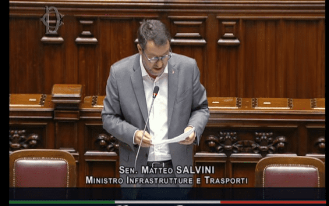 Camera dei Deputati: il ministro Salvini al Question Time – www.mit.gov.it