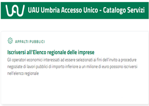 Elenco regionale delle imprese per l’affidamento di lavori pubblici, attivato il nuovo sistema informatico per la presentazione delle domande di iscrizione – www.regione.umbria.it