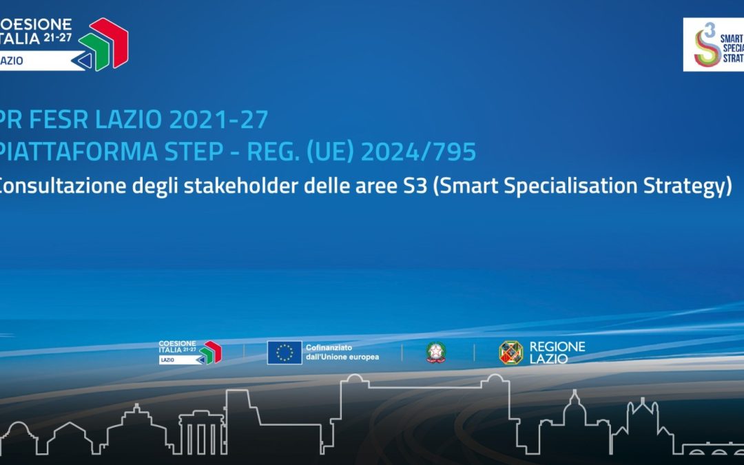 Consultazione sulla piattaforma STEP – LazioEuropa – www.lazioeuropa.it