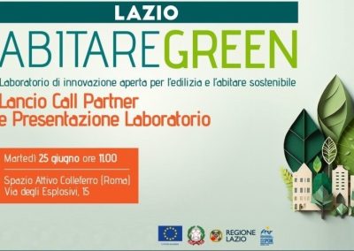 Al via Lazio Abitare Green – www.lazioeuropa.it
