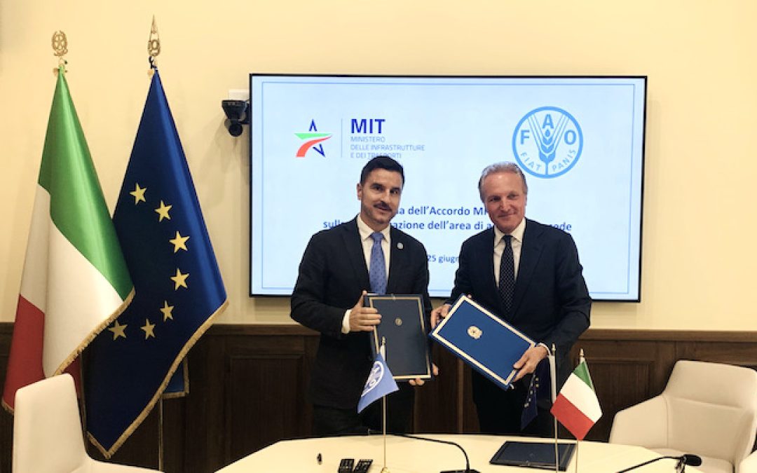 Firma dell’accordo tra Mit e Fao – www.mit.gov.it
