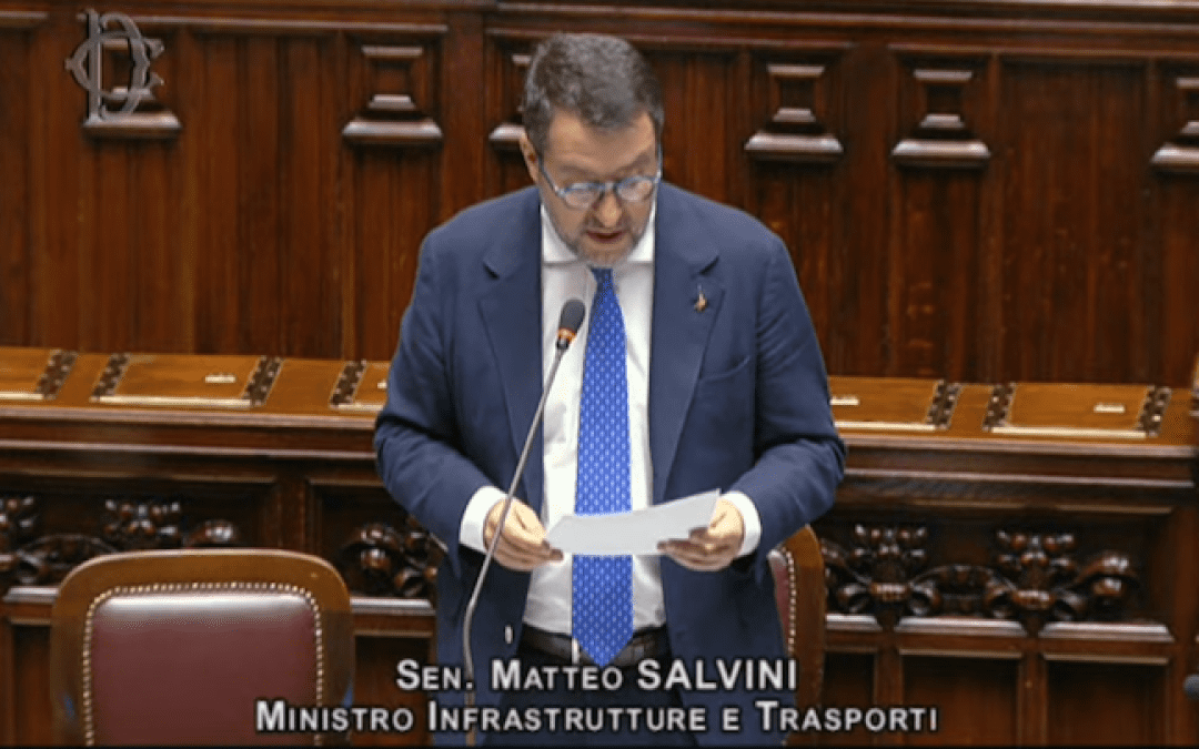 Camera dei Deputati: Salvini al question time – www.mit.gov.it