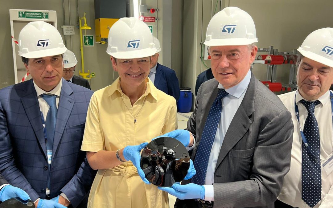 Urso e Vestager a Catania per il nuovo impianto STMicroelectronics, 5 miliardi di investimento – www.mimit.gov.it