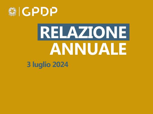 RELAZIONE SULL’ATTIVITÀ 2023 – Sintesi per la stampa e documenti – www.gpdp.it