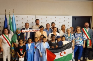 Consiglio Regionale del Lazio – Delegazione di bimbi Saharawi in visita in Consiglio regionale – www.consiglio.regione.lazio.it