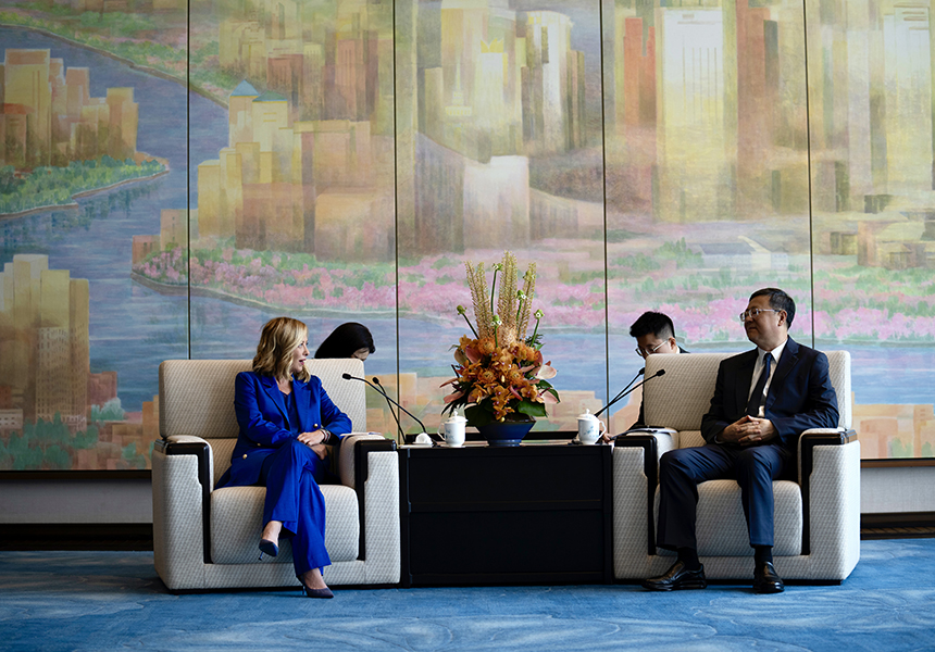 Il Presidente Meloni incontra il Segretario del Partito Comunista Cinese della Municipalità di Shanghai – www.governo.it