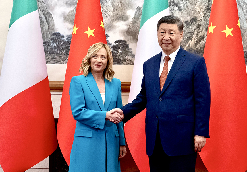 Visita in Cina, incontro del Presidente Meloni con il Presidente Xi Jinping – www.governo.it
