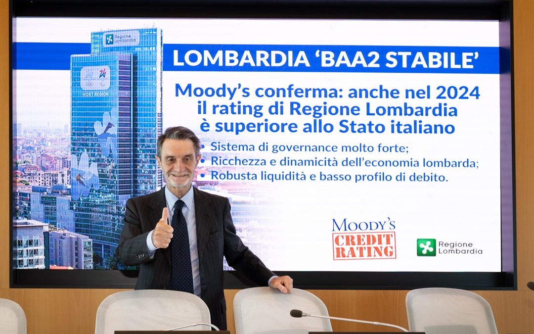 Moody’s conferma rating Lombardia baa2 stabile, più alto di Stato italiano – www.lombardianotizie.online
