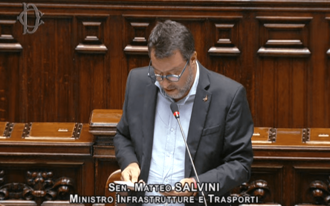 Camera dei Deputati: il ministro Salvini al question time – www.mit.gov.it