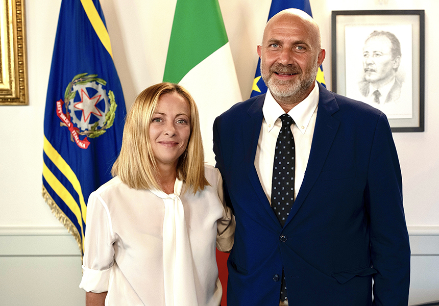 Palazzo Chigi, il Presidente Meloni incontra il Sindaco di Amatrice – www.governo.it