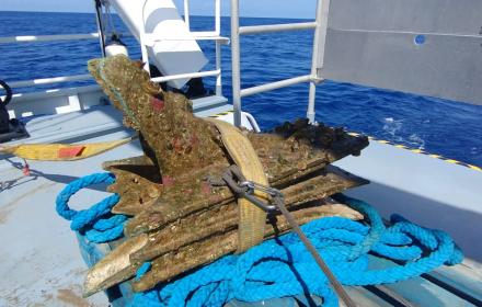 Archeologia, recuperato in mare un altro rostro della Battaglia delle Egadi