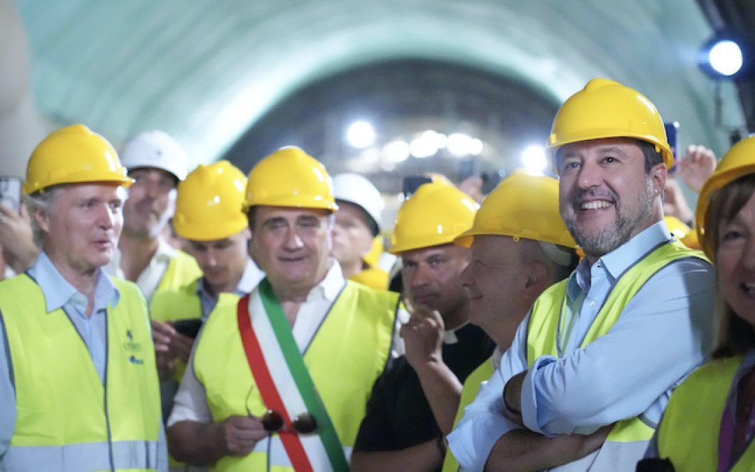 Perugia: abbattimento del primo diaframma della galleria “Picchiarella” – www.mit.gov.it