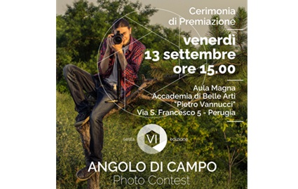 “Angolo di campo, un altro modo di raccontare l’agricoltura italiana”: venerdì 13 settembre la cerimonia di premiazione del concorso fotografico promosso dall’Assessorato regionale e ideato dall’Autorità di Gestione dello sviluppo rurale. Questi i componenti della giuria di qualità – www.regione.umbria.it