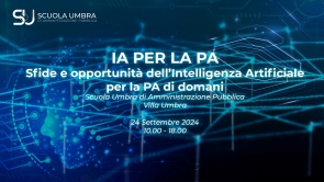 L’intelligenza artificiale nella PA. Il convegno nazionale della Scuola Umbra di Amministrazione Pubblica. Magarini: “Una giornata di studio multidisciplinare per guardare al futuro della PA con consapevolezza e ottimismo” – www.regione.umbria.it