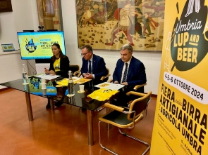 Conferenza stampa di presentazione di “Lup and Beer”: al via il 4 ottobre la fiera della birra artigianale e agricola umbra – www.regione.umbria.it