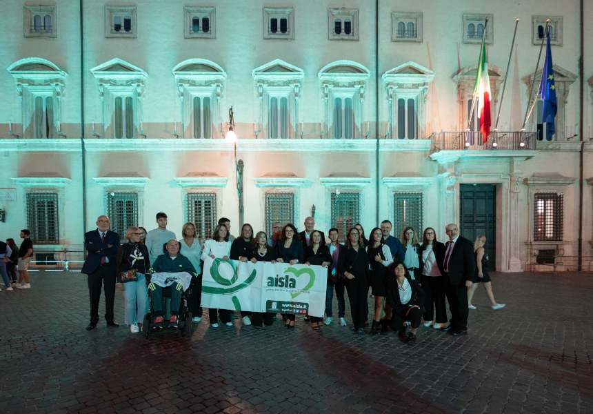 Giornata Nazionale Sla, Palazzo Chigi si illumina di verde – www.governo.it