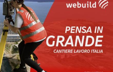 Accordo Regione-Webuild, al via la selezione per formare operatori di cantiere