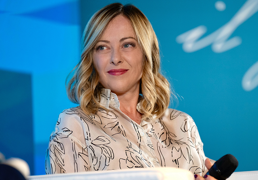 Incontro del Presidente Meloni con Brad Smith – www.governo.it