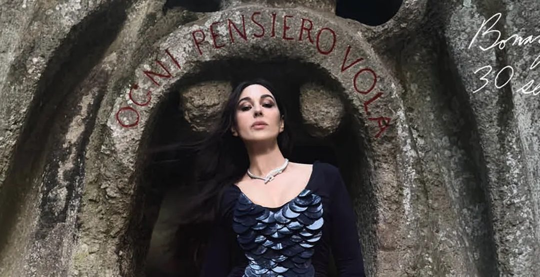 Monica Bellucci a Bomarzo per la cover di Vogue – – www.visitlazio.com