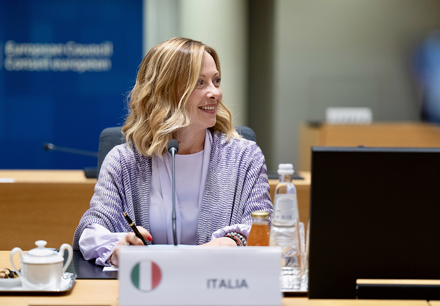 Il Presidente Meloni al Consiglio europeo – www.governo.it