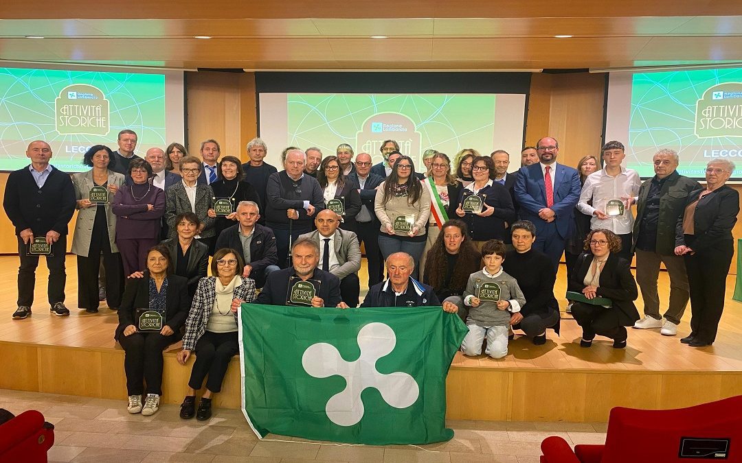 Regione Lombardia premia 18 attività storiche della provincia di Lecco – www.lombardianotizie.online