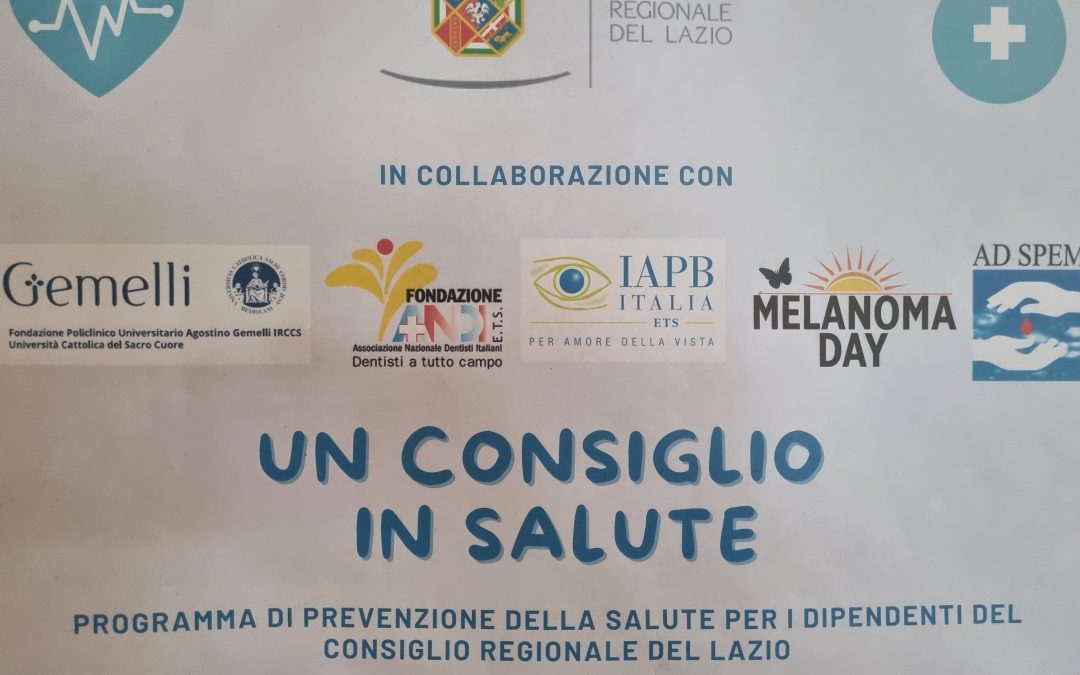 Consiglio Regionale del Lazio – Oggi e domani screening gratuiti per i dipendenti del Consiglio regionale del Lazio – www.consiglio.regione.lazio.it