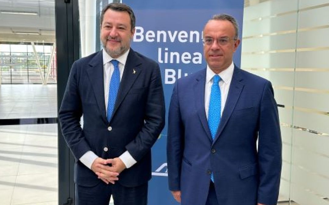 Trasporti, bilaterale tra Salvini e il ministro greco Staikouras. – www.mit.gov.it