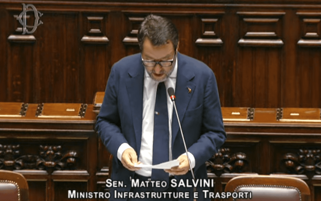 Salvini al question time alla Camera dei Deputati – www.mit.gov.it