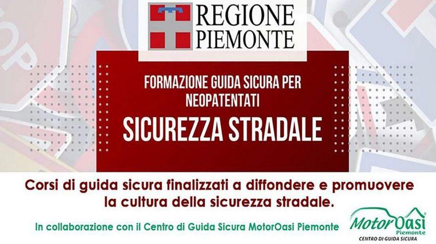 1000 iscritti ai Corsi di guida sicura per neopatentati in Piemonte
 – www.regione.piemonte.it