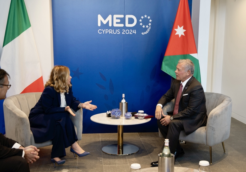 Med9, incontro del Presidente Meloni con il Re di Giordania, Abdullah II – www.governo.it