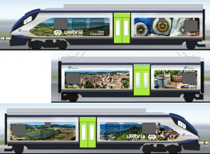 FCU: svolta per il turismo e la mobilità, selezionate le prime immagini dai tecnici che stanno componendo le nuove livree. Centrato l’obiettivo della riapertura dell’intera linea da Terni a Sansepolcro, grazie al decreto del CIPESS che finanzia per 55 mil€ l’ultima tratta a Nord – www.regione.umbria.it
