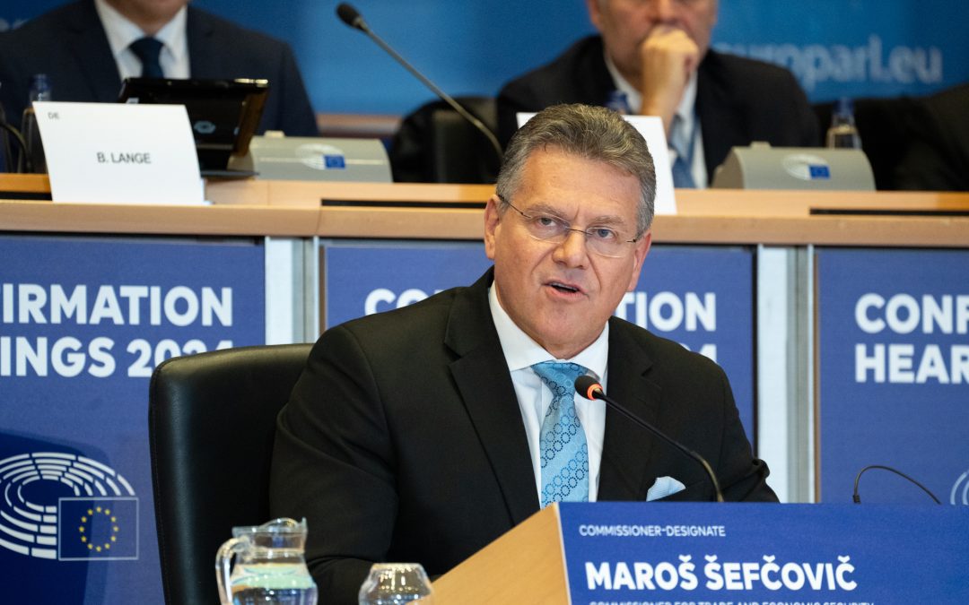 Hearing of Commissioner-designate Maroš Šefčovič | News – www.europarl.europa.eu
