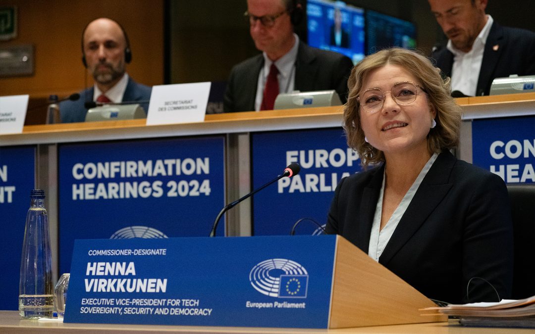 Hearing of Executive Vice-President-designate Henna Virkkunen | News – www.europarl.europa.eu