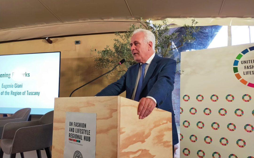 Sostenibilità, Giani: “Un accordo tra Regione e Onu per lavorare insieme su moda e turismo” 
						 – www.toscana-notizie.it