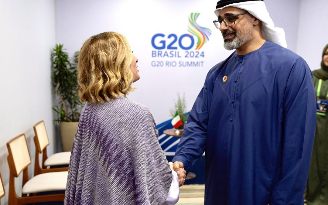 Vertice G20, il Presidente Meloni incontra il Principe Ereditario dell’Emirato di Abu Dhabi – www.governo.it