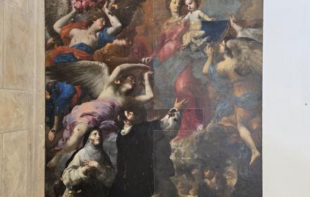 Beni culturali, al “Pepoli” di Trapani cantiere aperto per il restauro di una tela di Carreca