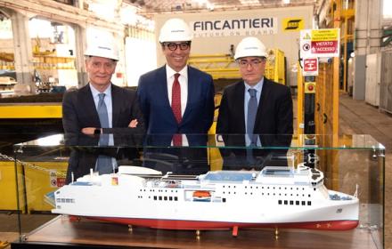 Fincantieri Palermo, al via i lavori per il traghetto “made in Sicily” della Regione