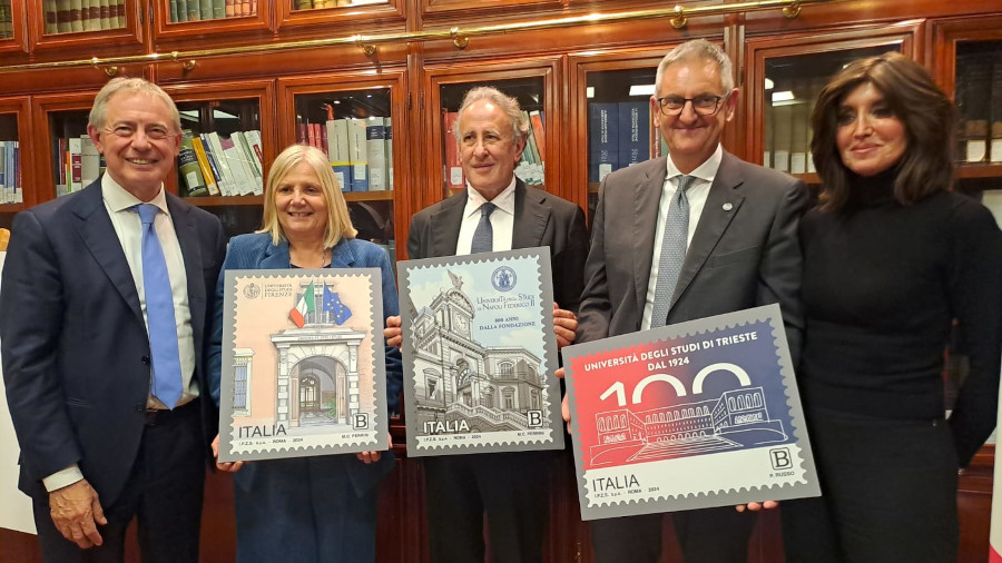 Mimit, emessi tre francobolli per celebrare le Università di Trieste, Firenze e Napoli – www.mimit.gov.it