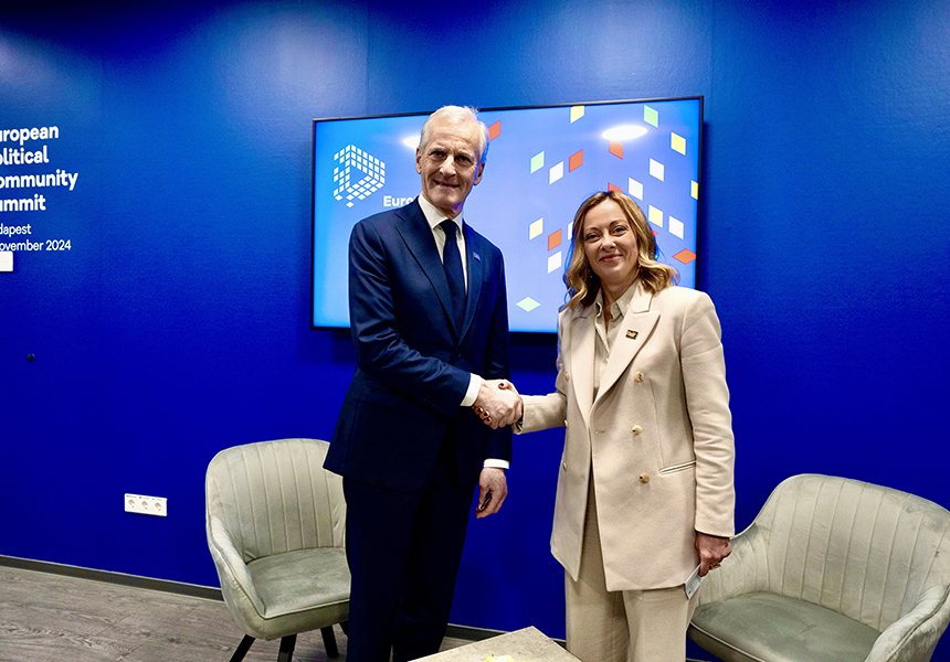 Incontro del Presidente Meloni con il Primo Ministro del Regno di Norvegia – www.governo.it