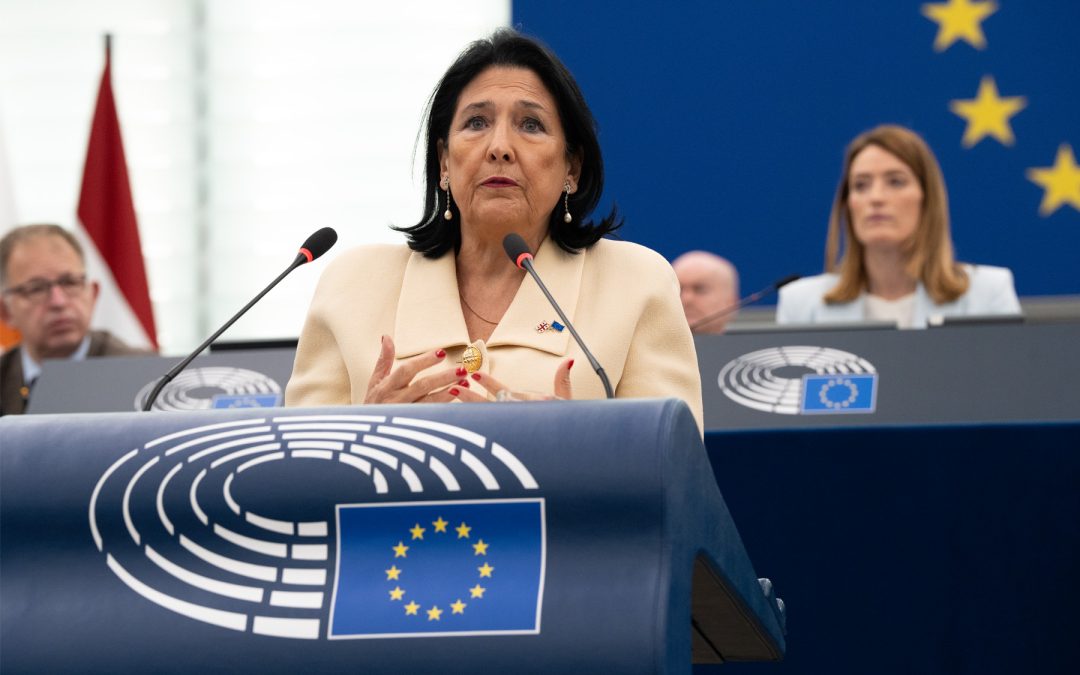 Georgia: President Zourabichvili calls on EU to step up and defend its values | News – www.europarl.europa.eu