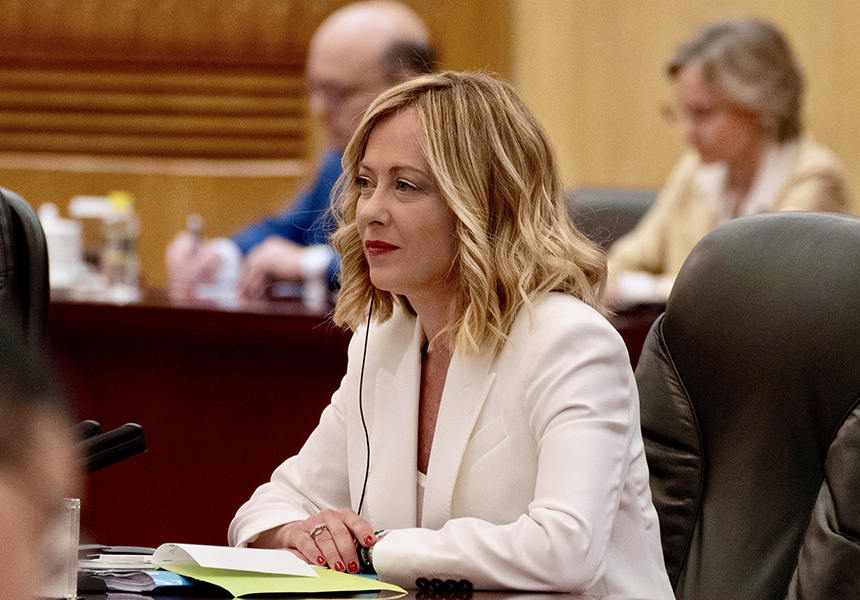 Conversazione telefonica del Presidente Meloni con il Presidente Zelensky – www.governo.it