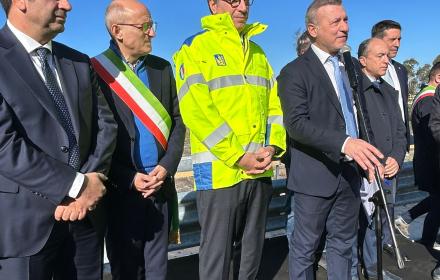 Viabilità, riaperto ponte Termini nel Messinese. Aricò: «Collegamenti più sicuri»
