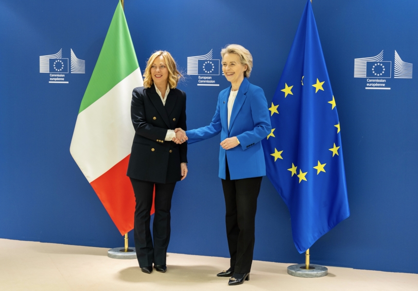 Incontro del Presidente Meloni con la Presidente della Commissione europea von der Leyen – www.governo.it