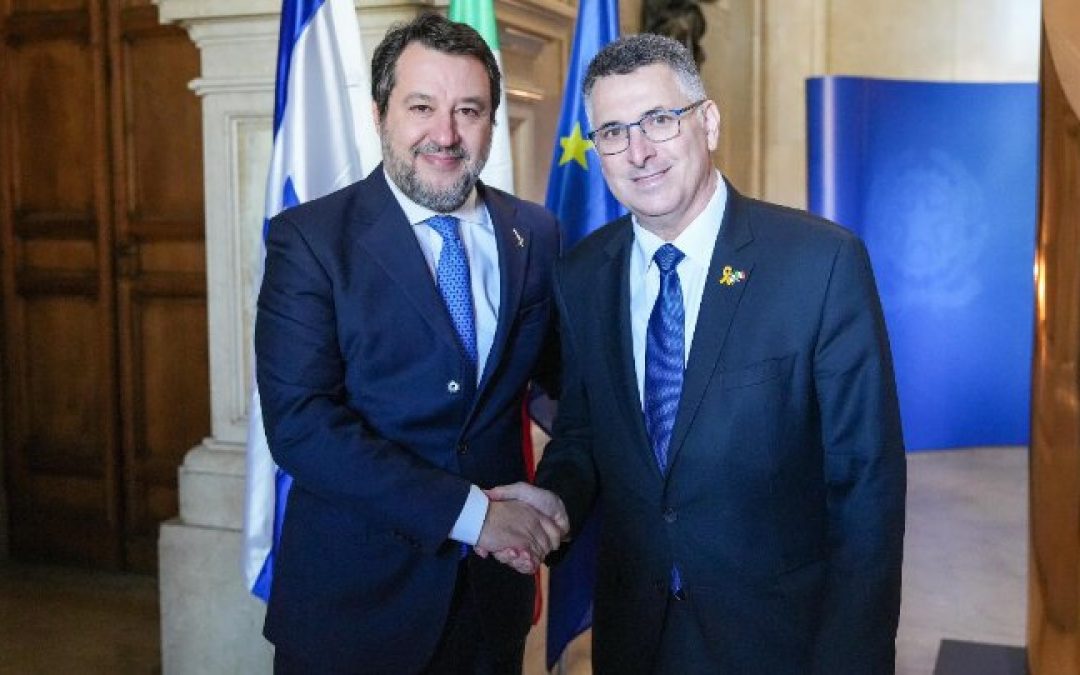 Incontro al MIT tra Salvini e il ministro israeliano Sa’ar – www.mit.gov.it